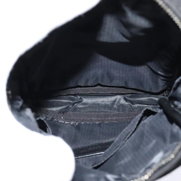 SAINT LAURENT Shoulder Bag Canvas Black Auth - Picture 11 of 15
